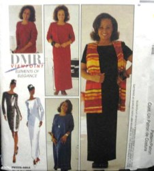 2235 MCCALLS EZ DRESS, VEST  LENGTHS DMR PATTERN 8-12,12-16,16-20,20-24
